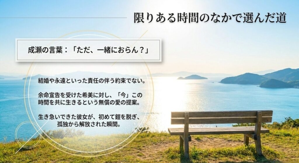 ドラマ最終回の結末と成瀬のプロポーズ