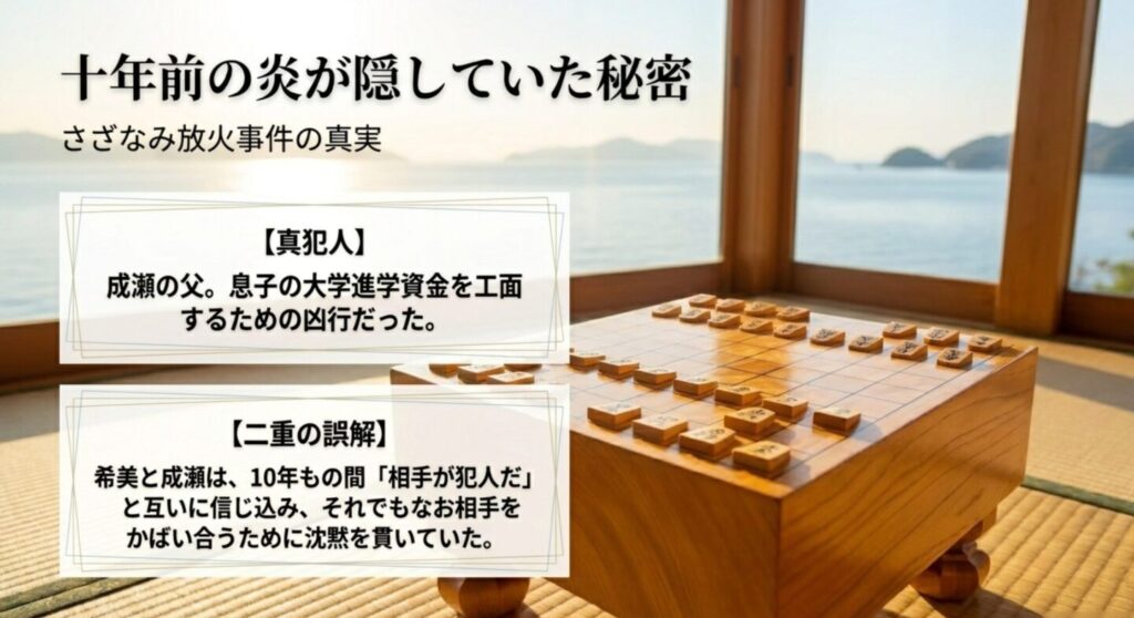 さざなみ放火事件の真犯人と成瀬の嘘