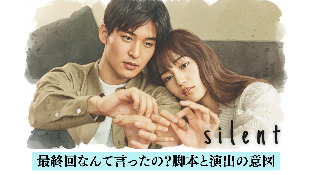 silent最終回なんて言ったの？脚本と演出の意図
