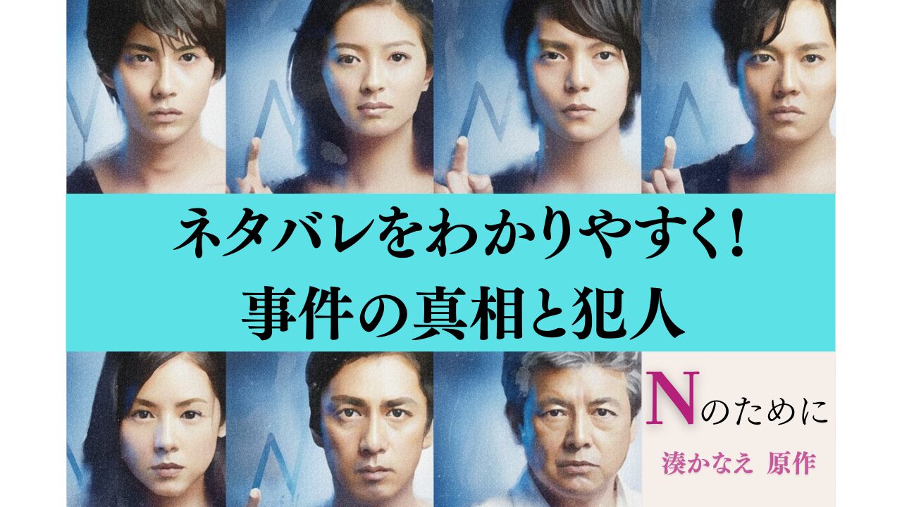 Nのためにネタバレをわかりやすく！事件の真相と犯人