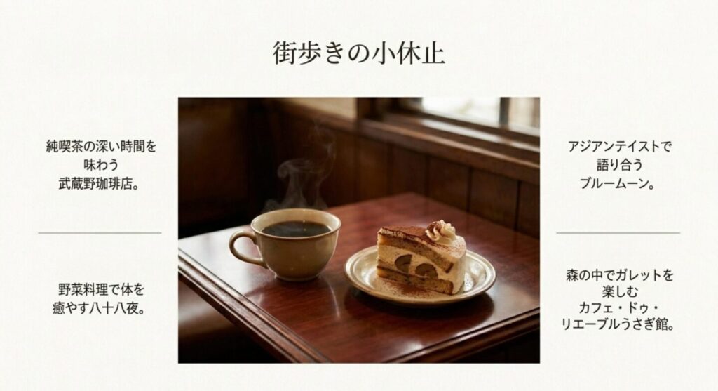 ロケ地巡りの休憩に立ち寄りたい吉祥寺・井の頭公園周辺のカフェ