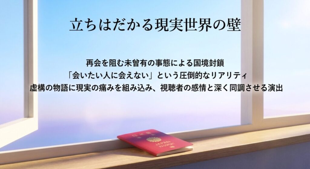 パンデミックという現実世界の壁と国境封鎖