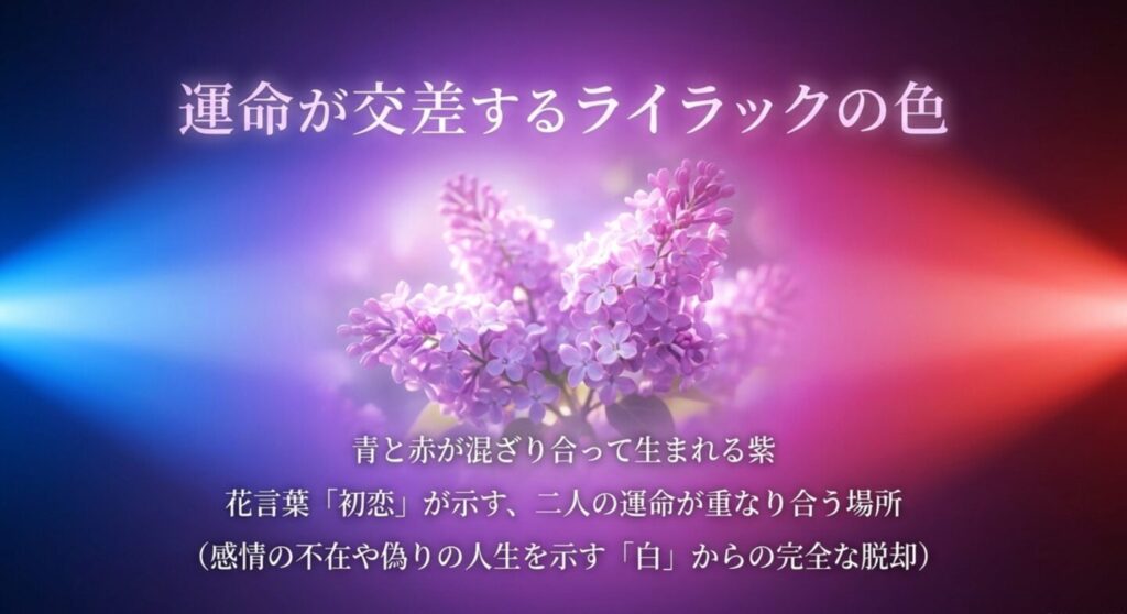 運命が交差するライラックの色と紫の意味