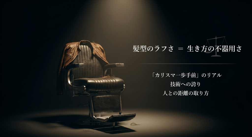 『ビューティフルライフ』沖島柊二の髪型のラフさを、カリスマ一歩手前のリアルさ、技術への誇り、人との距離の取り方という不器用な生き方と重ねたスライド