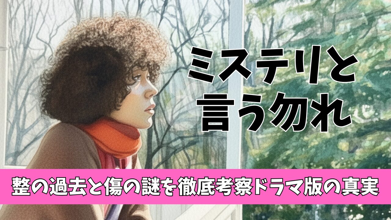 ミステリと言う勿れで整の過去と傷の謎を徹底考察｜ドラマ版の真実