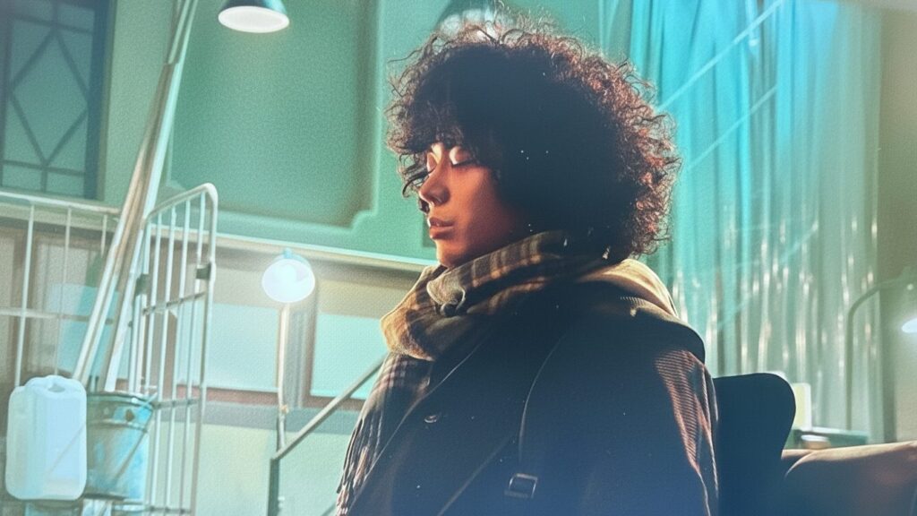 胸元に残る火傷の傷跡とマフラーの理由