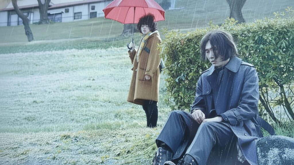 雨と詩と、奇妙な出会い