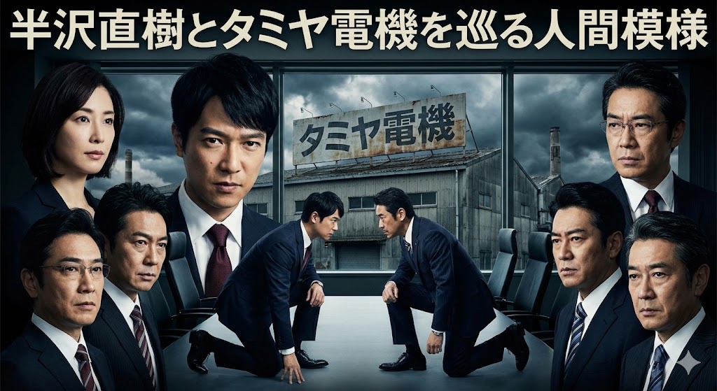 半沢直樹とタミヤ電機を巡る人間模様