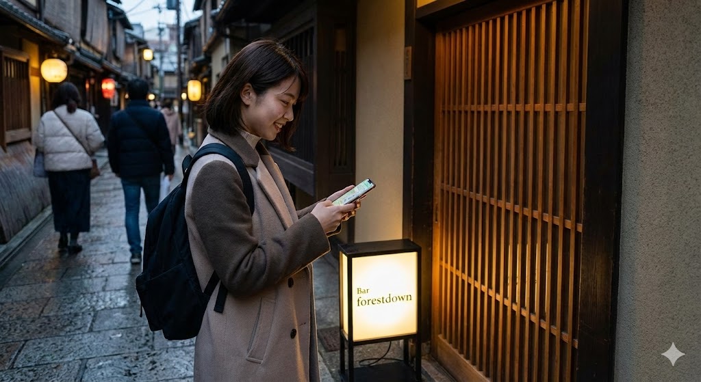 京都人の密かな愉しみのBar forestdownを訪ねる