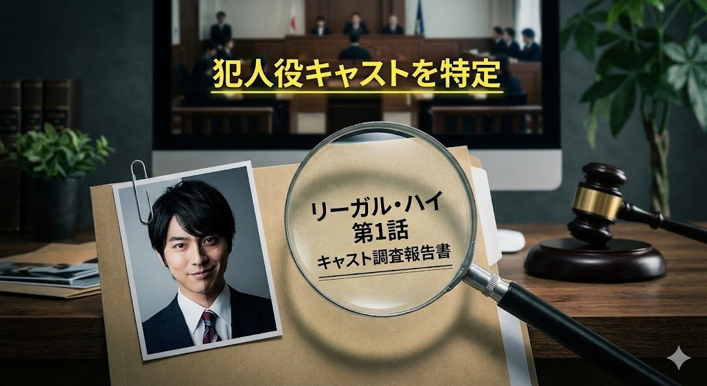 リーガル・ハイ1話の犯人役キャストを特定