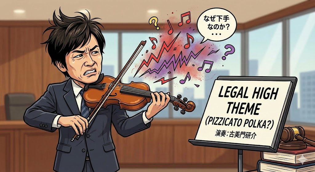リーガル・ハイのバイオリン曲名と演奏が下手な理由