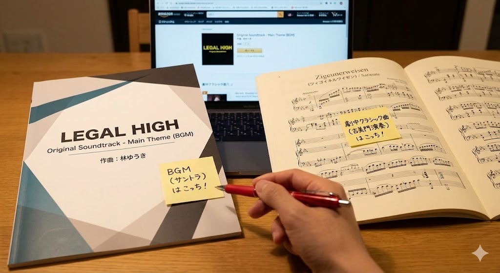 サントラや主題歌の楽譜情報の注意点