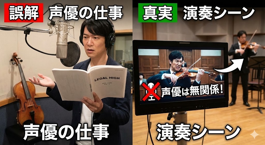 演奏シーンに声優は関係ない理由