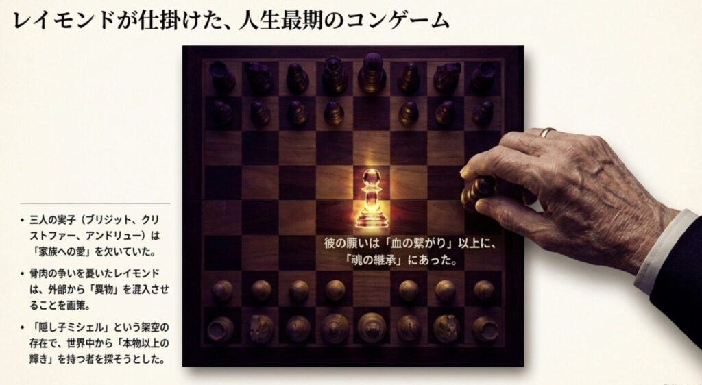 レイモンドが遺言を残した真意