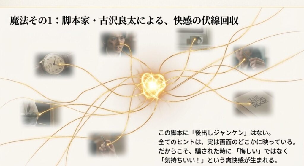 1. 脚本家・古沢良太氏による魔法の構成力