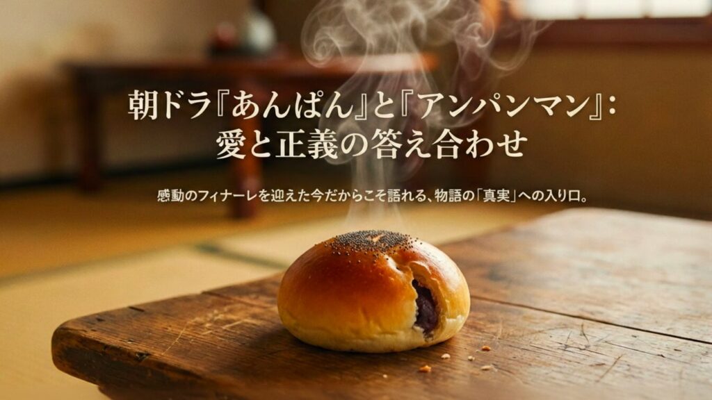 朝ドラ『あんぱん』と『アンパンマン』愛と正義の答え合わせ