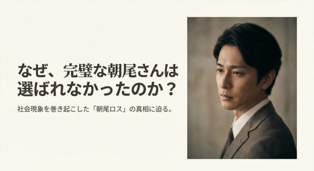 「泣きたいのはこっちだよ」に見る大人の美学