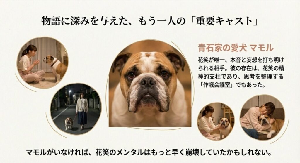 マモル役の犬も重要な相関図の要素