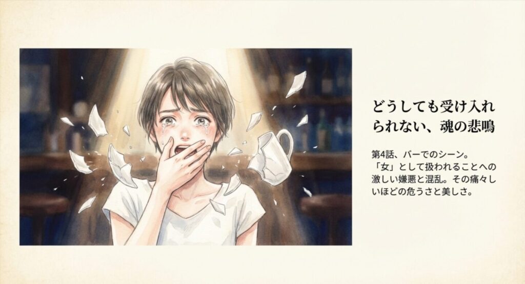 第4話：グラス破壊と感情の爆発