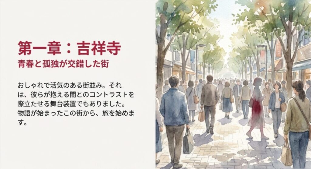 ラスト・フレンズのロケ地巡り：吉祥寺とシェアハウス