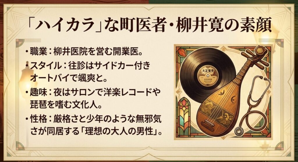 柳井寛のハイカラな趣味と医師としての道具