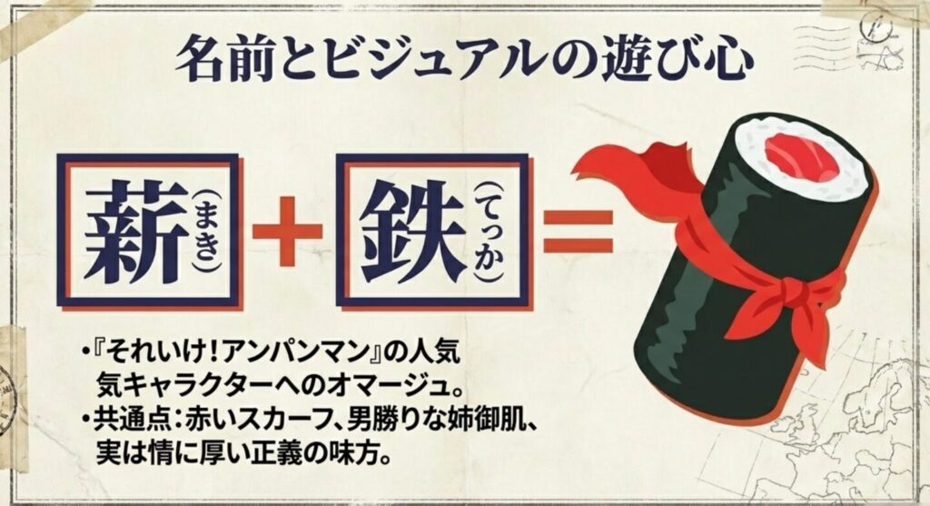 てっかのマキちゃんと名前の由来