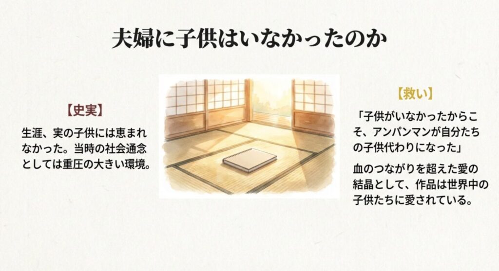 夫婦に子供はいなかったのか検証