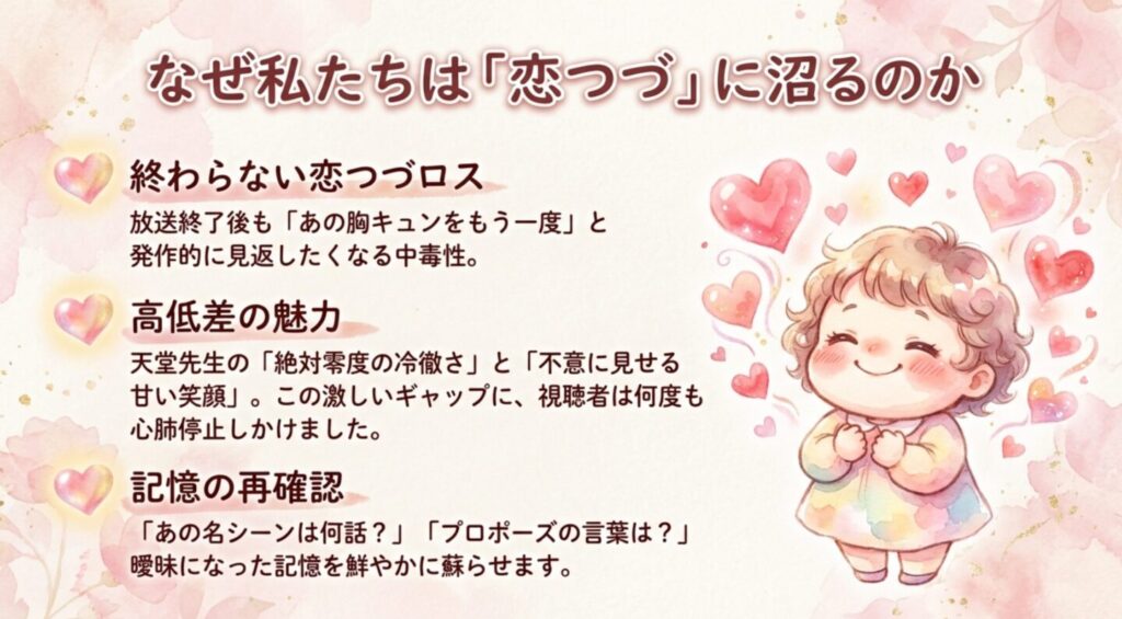 恋つづにハマる理由と天堂先生の高低差の魅力