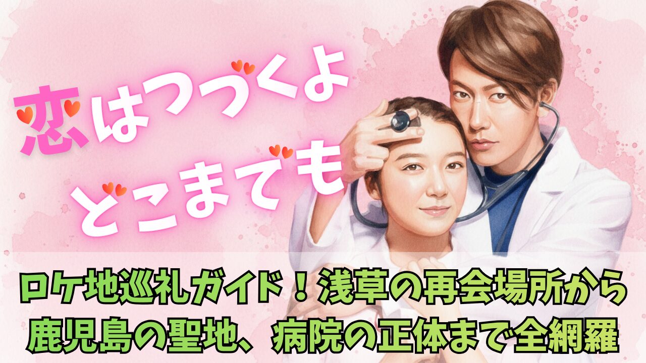 恋つづロケ地巡礼ガイド！浅草の再会場所から鹿児島の聖地、病院の正体まで全網羅