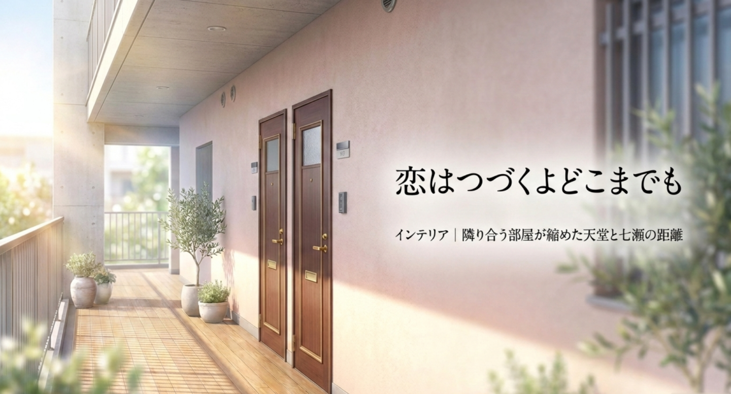 恋はつづくよどこまでも インテリア｜隣り合う部屋が縮めた天堂と七瀬の距離