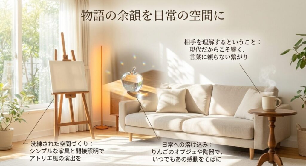 物語の余韻を日常の空間に