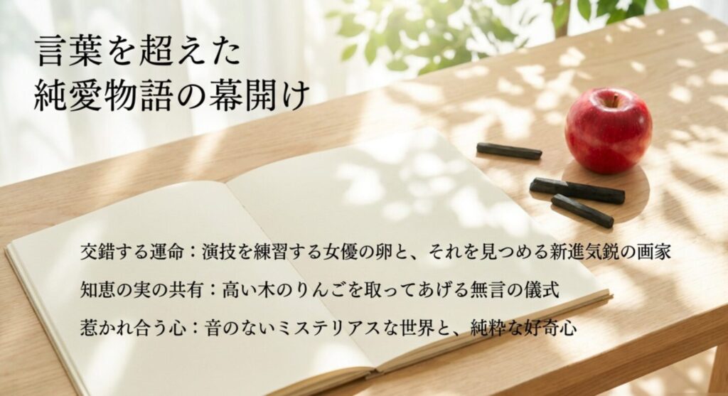 言葉を超えた純愛物語の幕開け