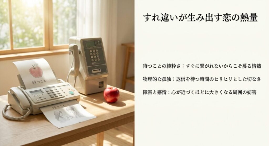 すれ違いが生み出す恋の熱量