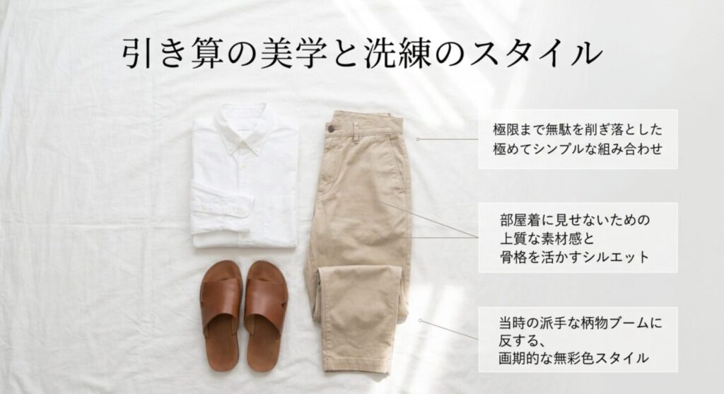 豊川悦司演じる晃次の引き算の美学と洗練された無彩色のスタイル
