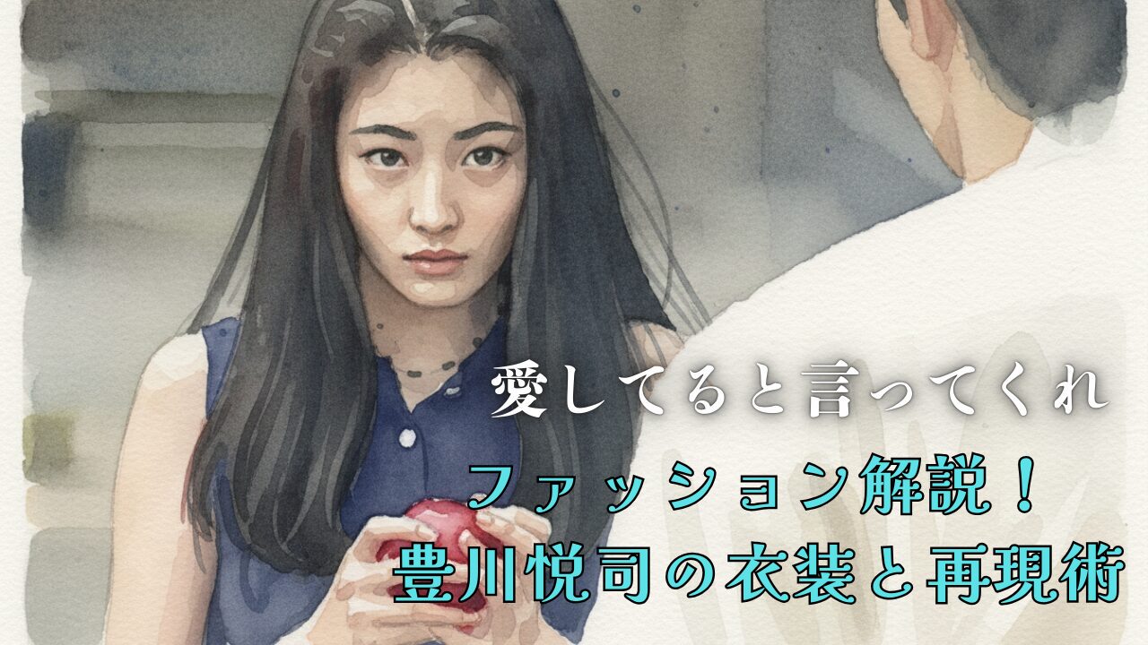 愛してると言ってくれのファッション解説！豊川悦司の衣装と再現術