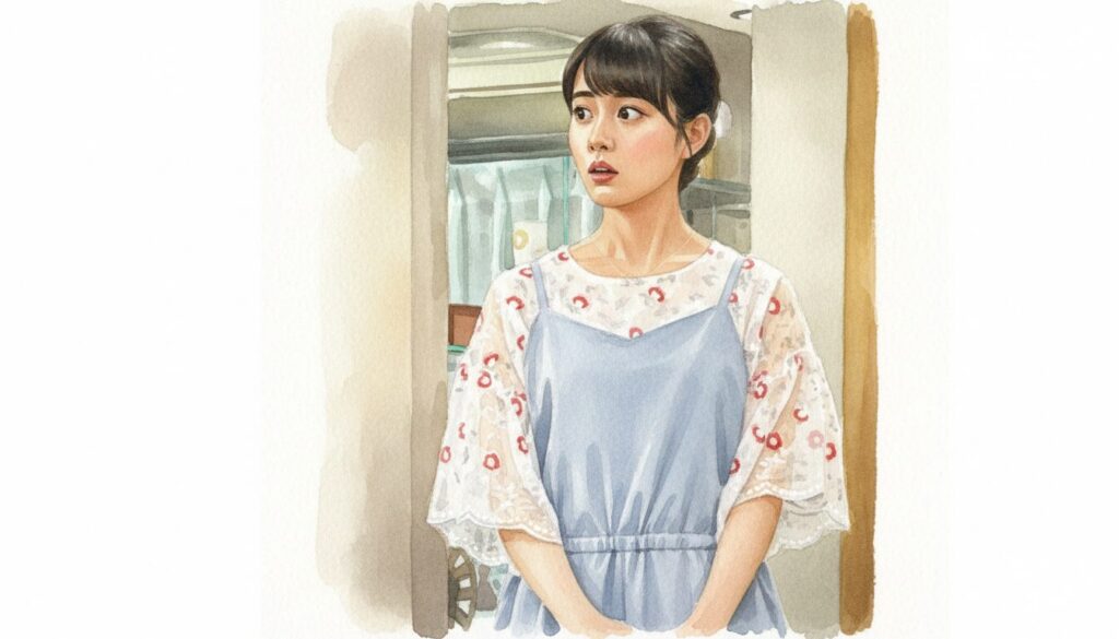 自由と自己表現を獲得した証である少し崩れた無造作なお団子ヘア