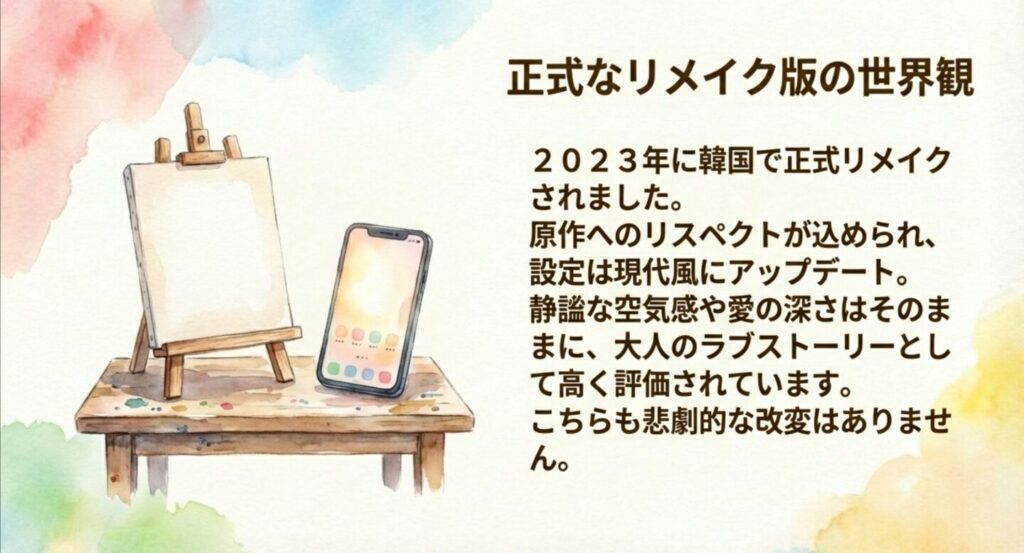 正式なリメイク版の世界観