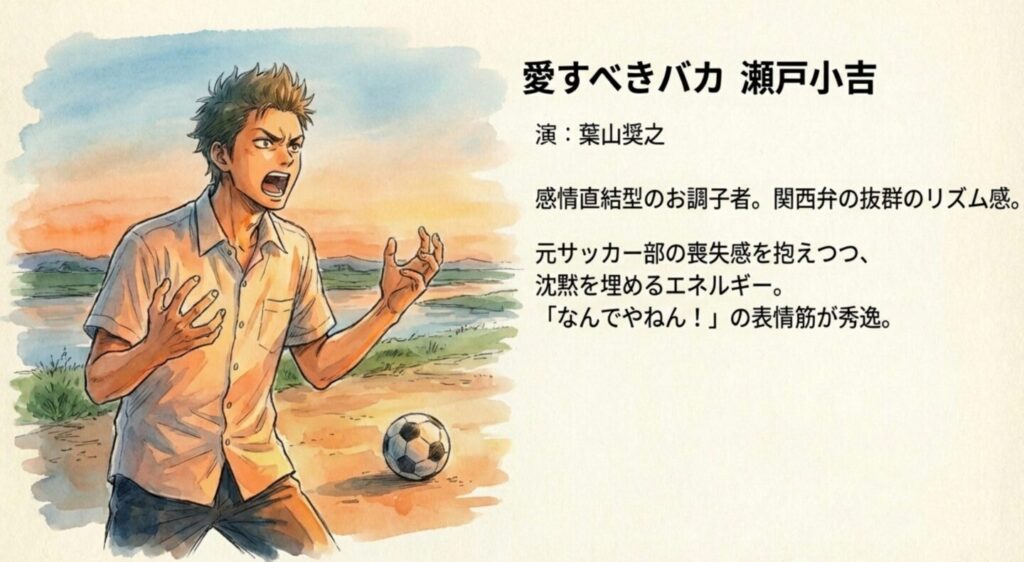 葉山奨之が演じる瀬戸小吉のキャラ設定