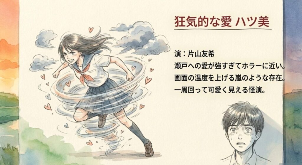 ハツ美や田中など個性派脇役キャスト詳細