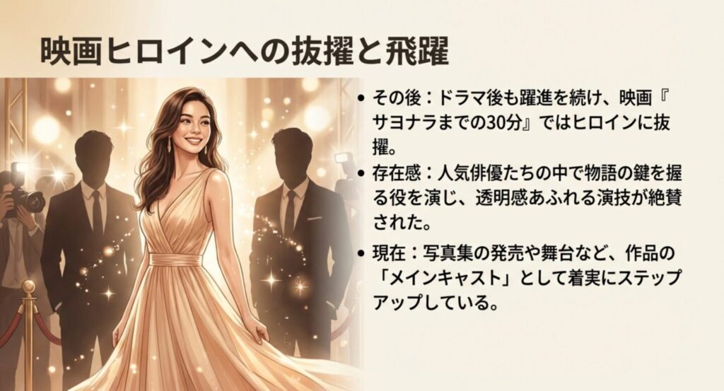 映画サヨナラまでの30分でのヒロイン抜擢