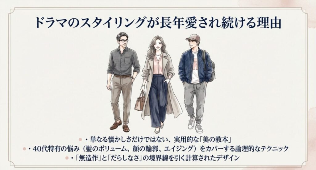 ラスト・シンデレラの登場人物たちのスタイリング