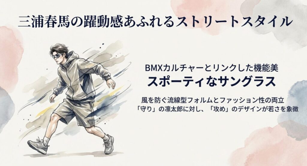 三浦春馬が演じた佐伯広斗の躍動感あふれるストリートスタイル