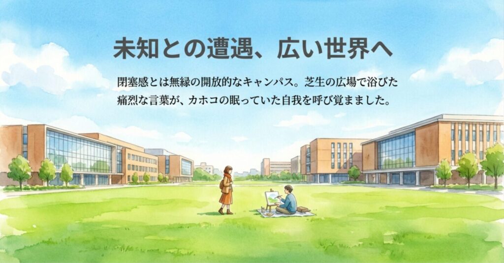 稜青大学のロケ地となった埼玉県飯能市の駿河台大学