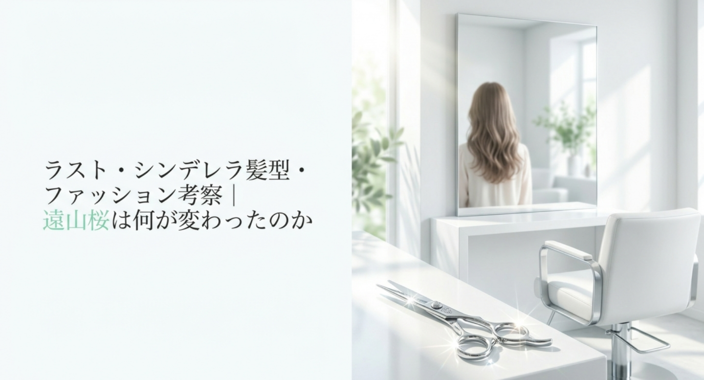 ラスト・シンデレラ髪型・ファッション考察｜遠山桜は何が変わったのか