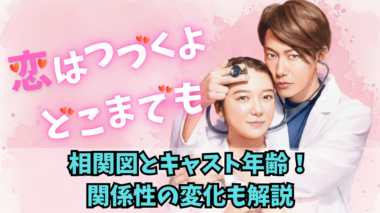 恋はつづくよどこまでも相関図とキャスト年齢！関係性の変化も解説