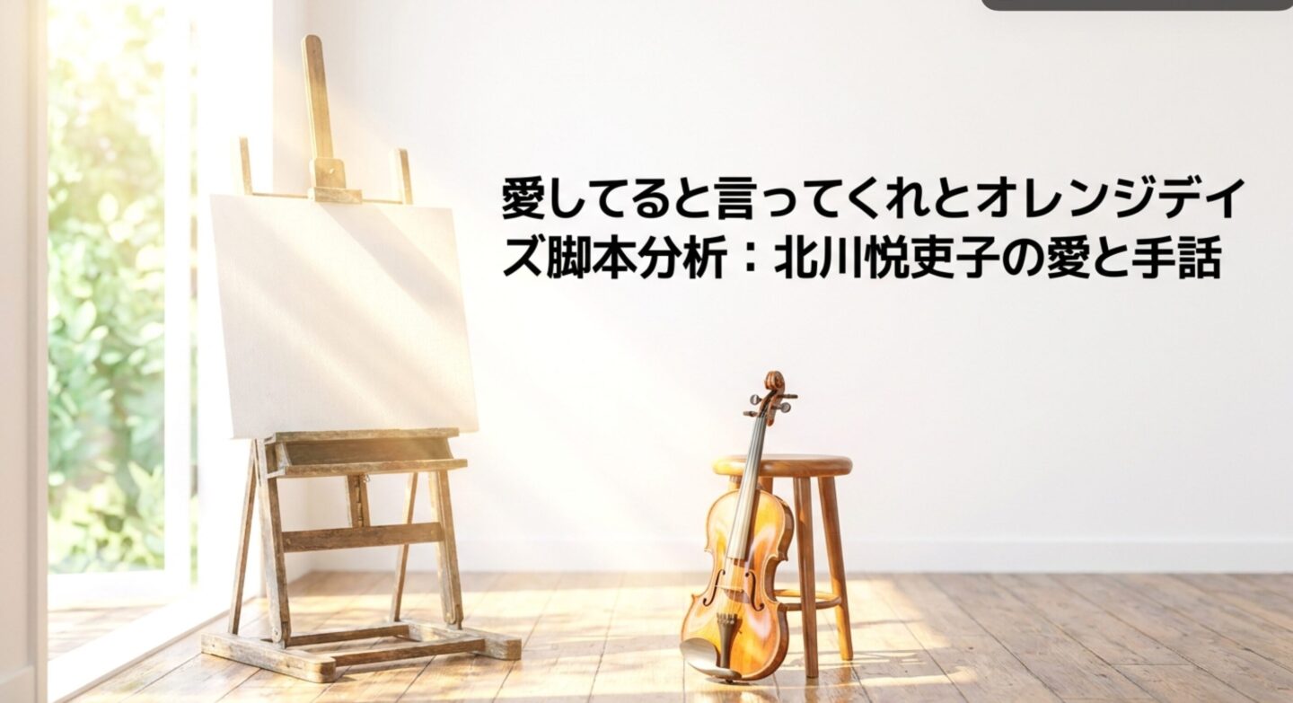 愛してると言ってくれとオレンジデイズ脚本分析：北川悦吏子の愛と手話