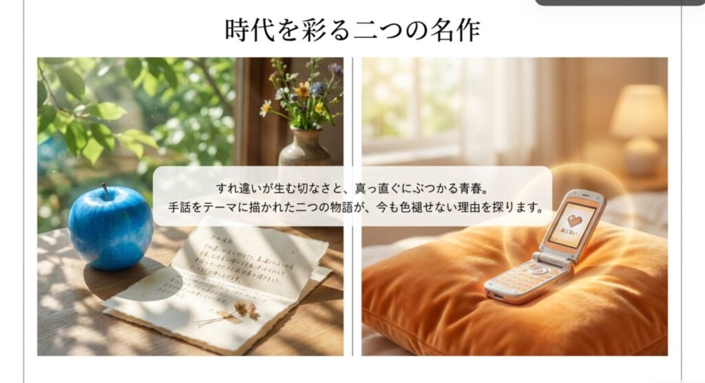 手話をテーマに描かれた二つの名作ドラマの物語