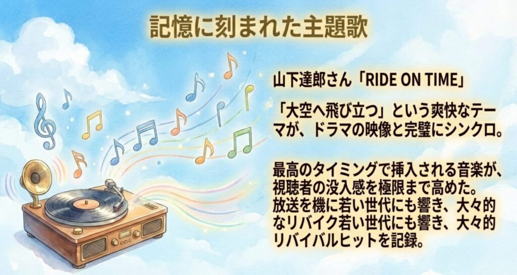 山下達郎のRIDE ON TIMEがドラマの世界観と完全にシンクロしリバイバルヒット