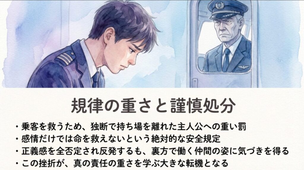 規律の重さと謹慎処分