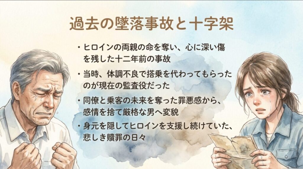過去の墜落事故と十字架